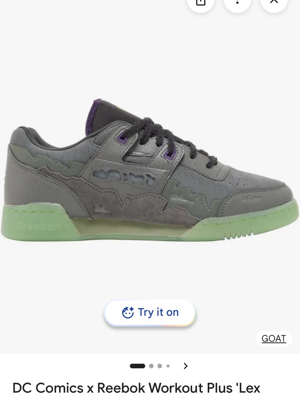 Reebok Workout PlusDC Comics Lex Luthor